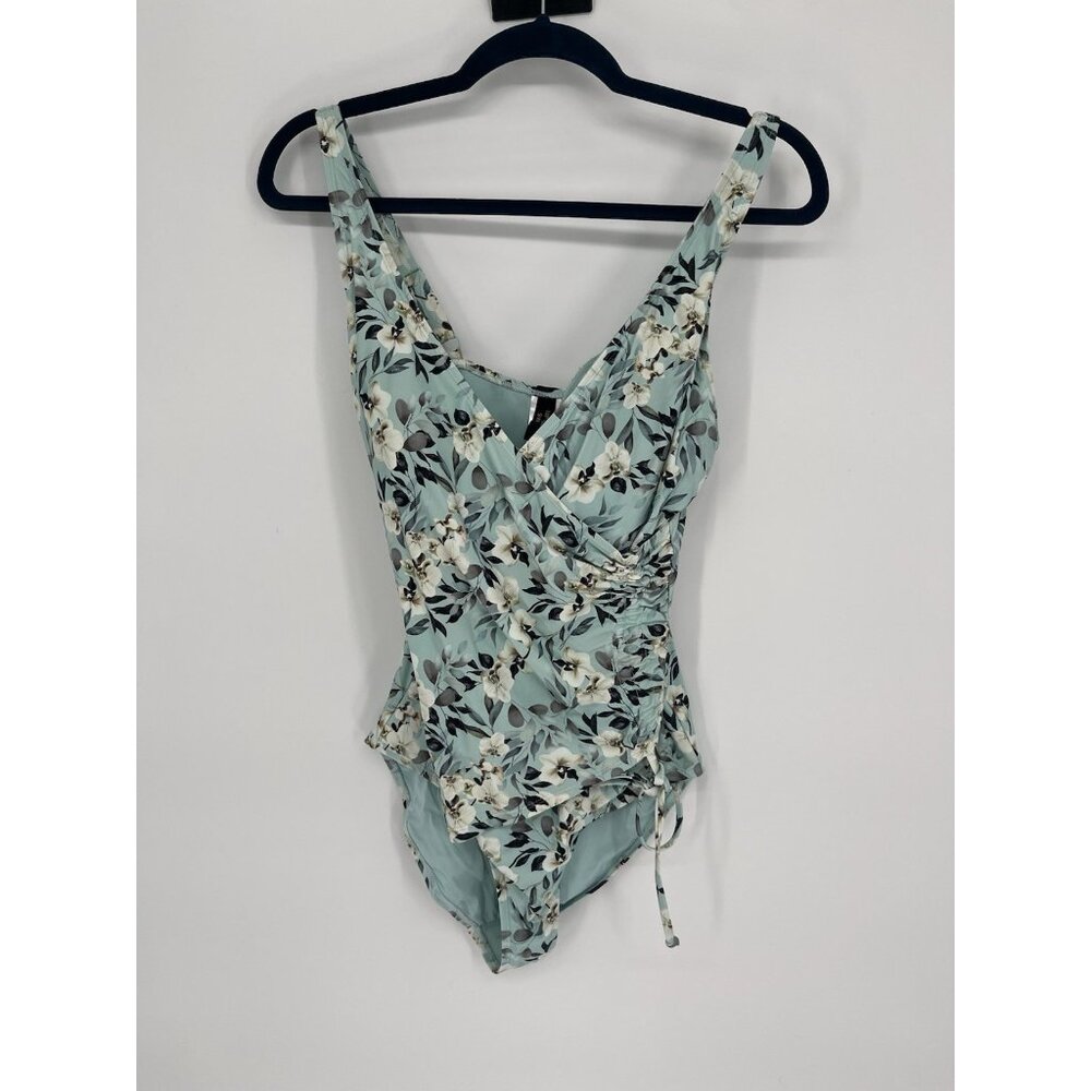 Nip Tuck Sexy Boho‎ Breeze Floral One Piece Swim Suit.  Size 8